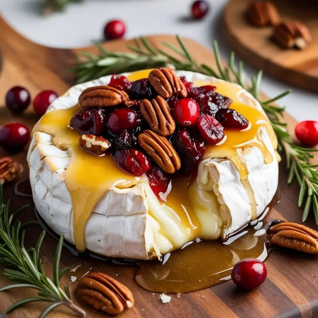 Baked Brie with Sweet and Tart Cranberries: The 15-Minute Holiday Appetizer Everyone Loves.