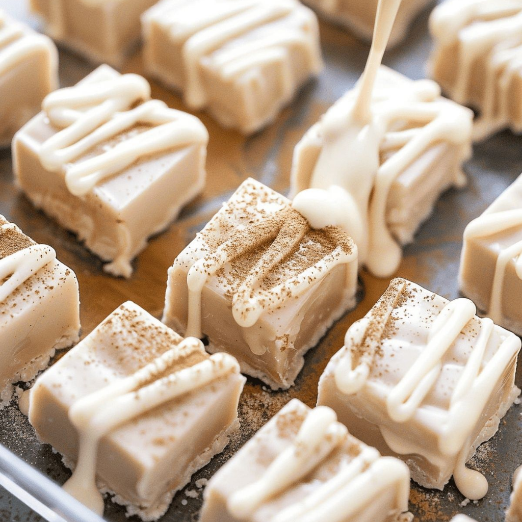 Cinnamon Roll Fudge: Easy No-Bake Holiday Candy Recipe.
