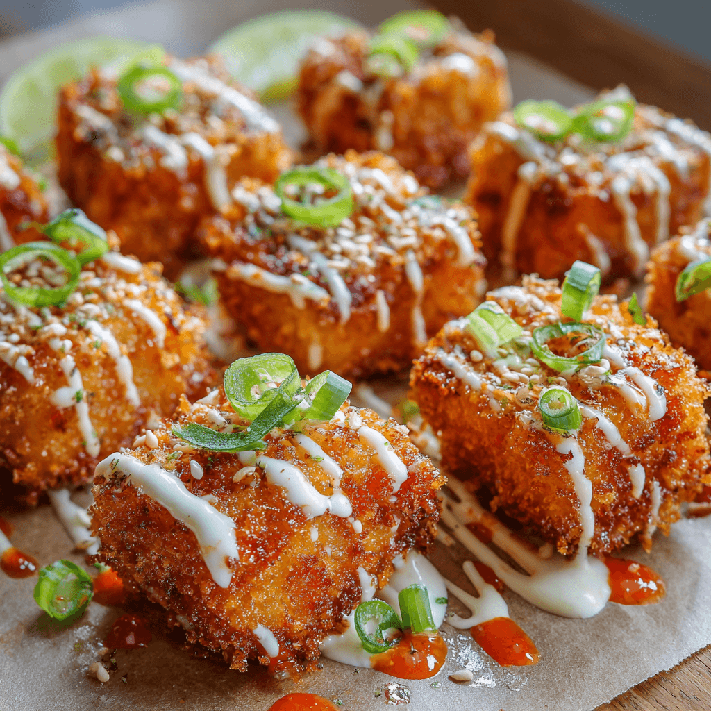 Bang Bang Salmon Bites – Crispy & Flavor-Packed.