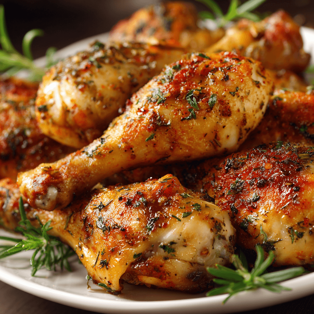 Oven-Baked Chicken Drumsticks – Crispy & Juicy.