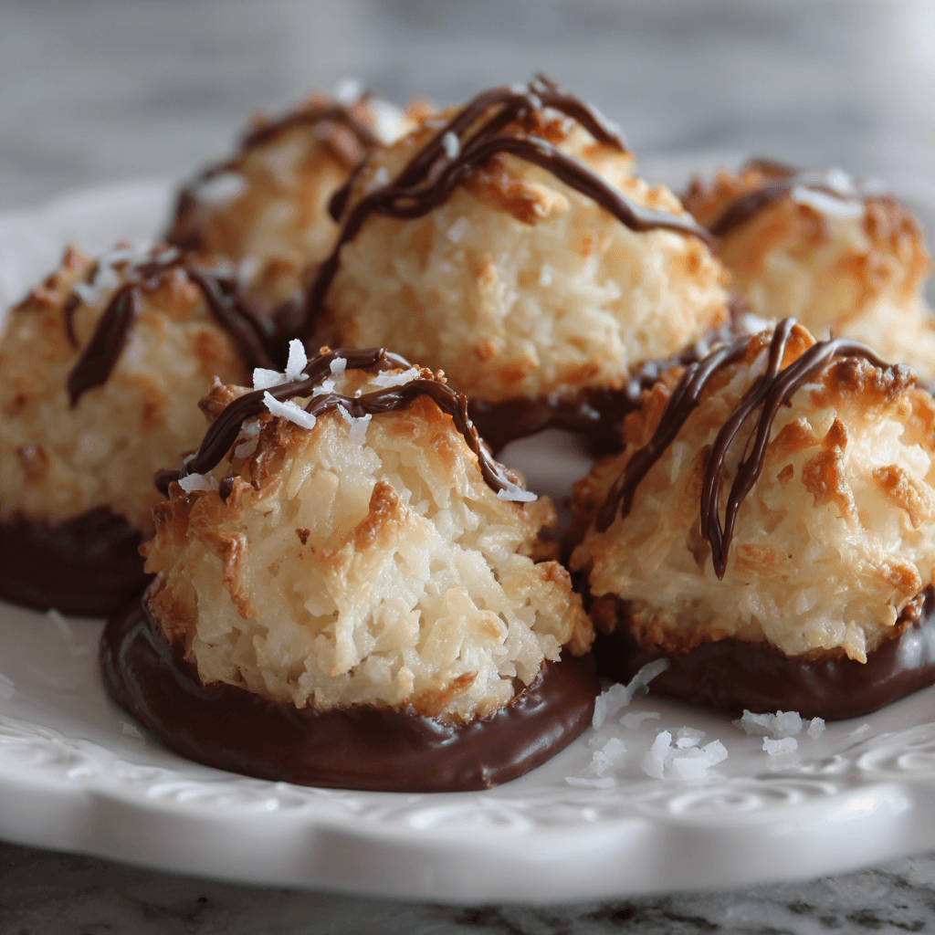 Coconut Macaroons – Chewy & Golden.