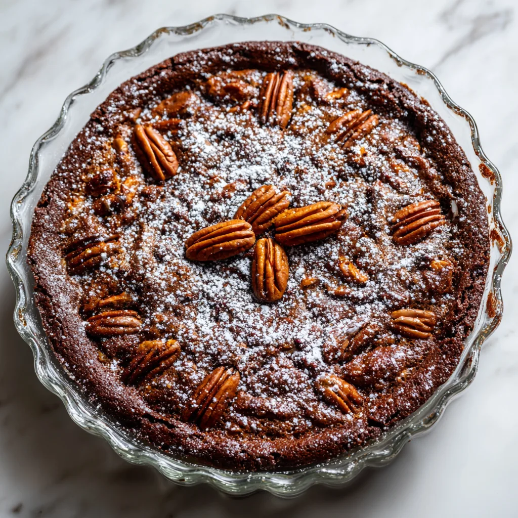 Brownie Pecan Pie.