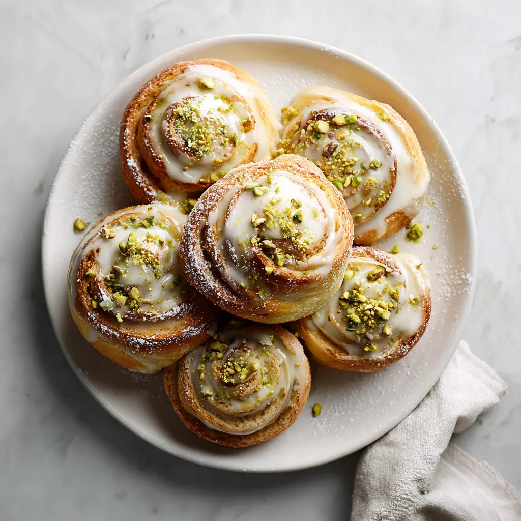 Fluffy Pistachio Rolls: A Soft, Nutty Treat That’s Worth the Wait.