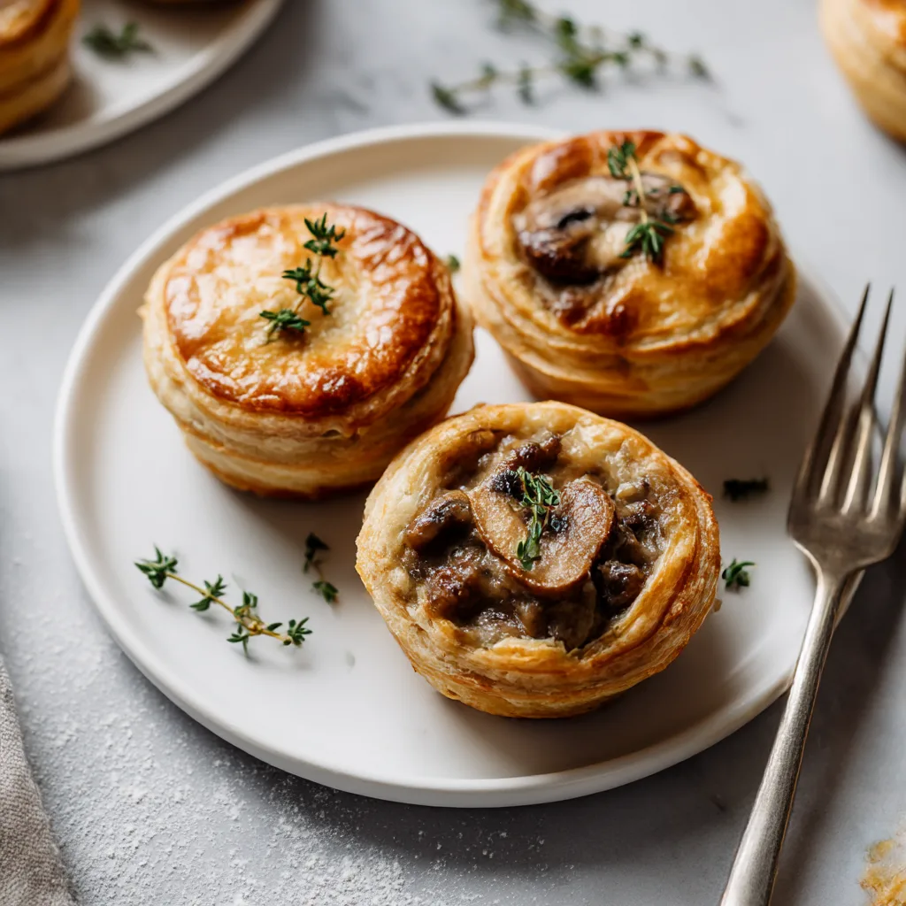 Steak and Mushroom Mini Pies: A Savory Hand Pie Recipe for Any Occasion.