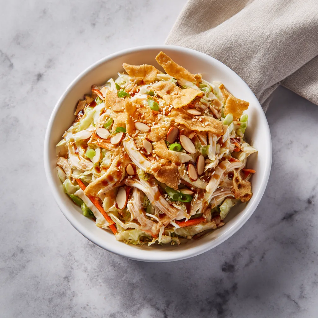 Crunchy Asian Chicken Salad – Fresh, Vibrant, and Packed with Texture.